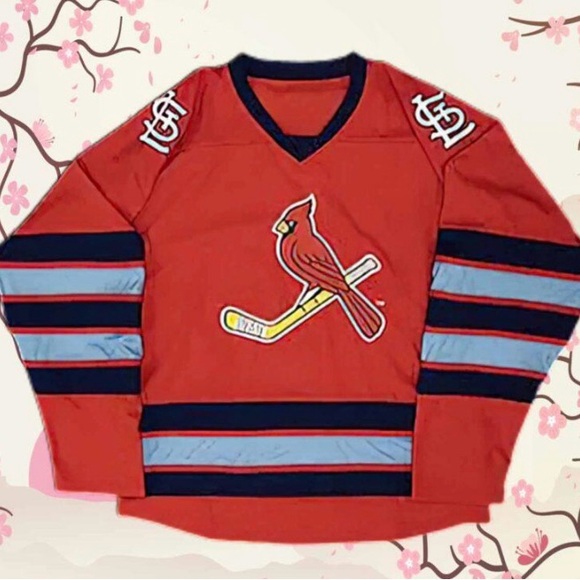 MLB Other - MLB | Cardinals Blues Hockey Sweater NWT XL